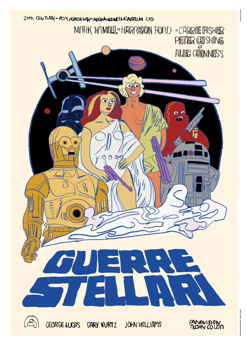 Poster film Guerre Stellari – LABORATORIO ZANZARA