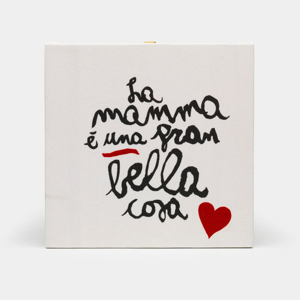 QUADRETTO "la mamma è una gran bella cosa" + 3 cartoline