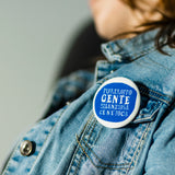 Spilla "Purtroppo gente silenziosa ce n'è poca"