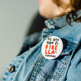 Spilla "Se uno non si ribella si scompare"