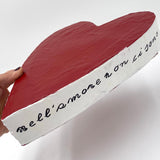 Cuore cartapesta edizione speciale "nell'amore non ci sono difetti"