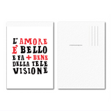 Kit 7 Cartoline sull'AMORE