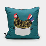 Cuscino EDIZIONE SPECIALE "Gallina vecchia fa buon broodo"