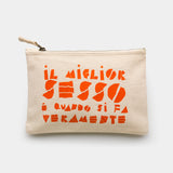 2 pochette in canvas