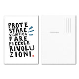 Kit 7 Cartoline per PROTESTARE